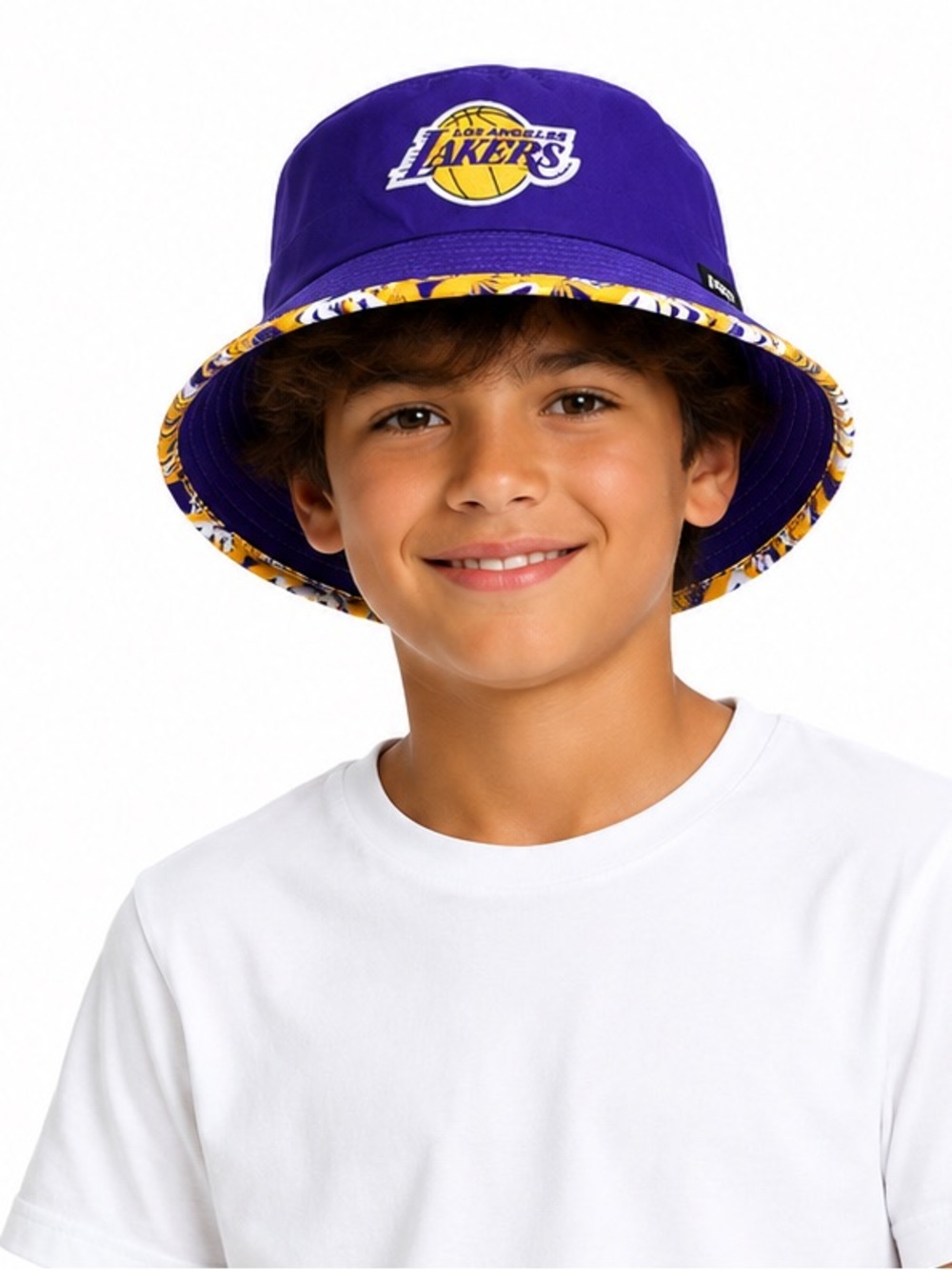 NBA Los Angeles Lakers Purple & Gold Reversible Bucket Hat for Kids